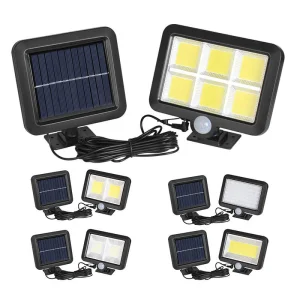 Iluminação Solar com Sensor de Movimento LED COB