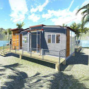 Casa modular prefabricada de lujo de bajo costo