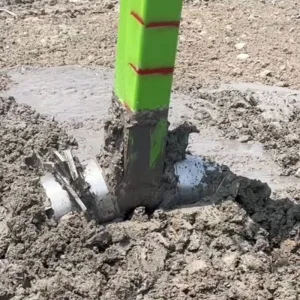 Excavator Mixing Head Sludge Solidification