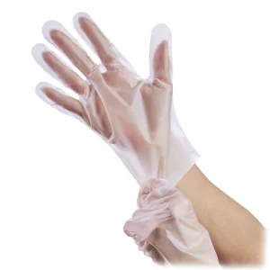 Food Preparing Plastic Glove Biodegradable Gloves PE Disposable Gloves