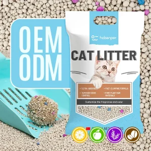 Eco-Friendly Fast Clumping Biodegradable Cat Litter for Odor Control