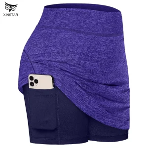 Tennis Skirts for Women with Pockets High Waisted Athletic Golf Skorts Skirts