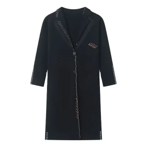 Merino Wool Sweater Coat