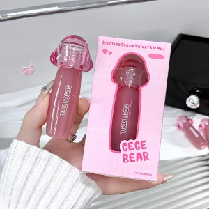 Gegebear Ice Gloss LVRES Cream Velvet Mist Lip Mud Matte Smooth Smooth and Brightening Lip Gloss OEM/ODM Available