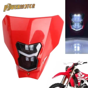 for Crf450 Motocross Headlight Plate LED Motor Bike Head Light 450L 450xr Lxr 2019 2020 Headlamp Motorcycle Accessories