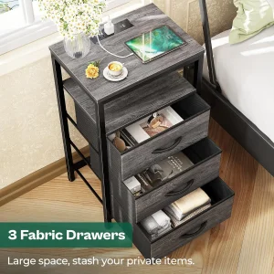 Square Charging Nightstand