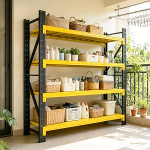 Silver Lightweight Boltless Storage Rack