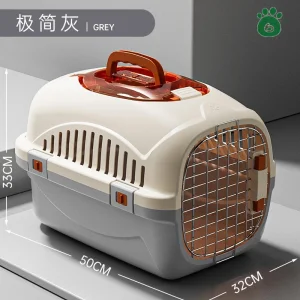 Airline-Approved PP Plastic Pet Transport Cage