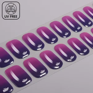 UV Free Natural Curing Gel Nail Stickers
