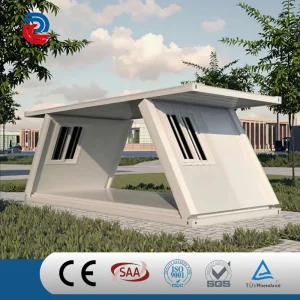 Caixa de embalagem dobrável rápida, edifício residencial modular em forma de Z