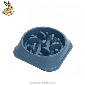 Dog Small Animals Slow Feed Automatic Plastic Bowl
