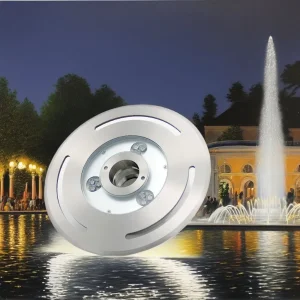 Stainless Steel Outdoor Motif Submersible IP68 12V 24V RGBW DMX LED Underwater Fountain Nozzles Lights