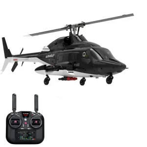 Ready to Fly GPS RC Helicopter Airwolf YXZNRC F02S with Brushless Motors 2.4GHz Transmitter 1200mAh LiPo Battery for Outdoor Fun