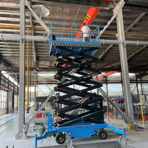Customized 350kg Self-Propelled Mobile Scissor Lifting Work Platform