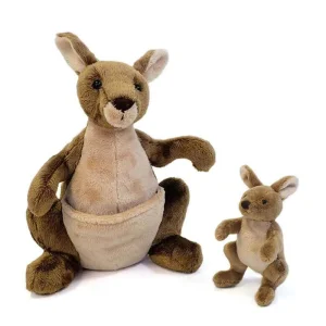 Juguete de peluche personalizado, lindo mini canguro bebé de Australia