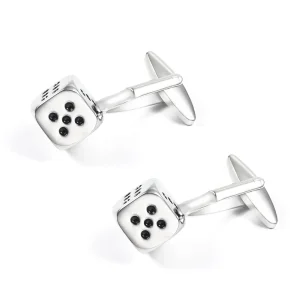 3D Lucky Dice Cufflinks