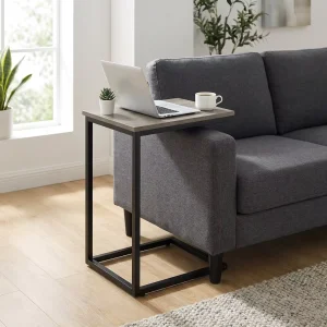 C-Shaped Bedside Table