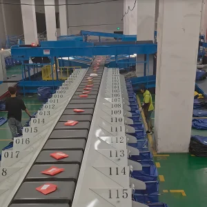 Truelisort Intelligent Cross Belt Sorter System with CE Certification High Throughput Automated Logistics Sorting Conveyor