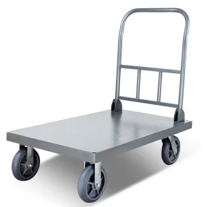 Guichang Thickened Rackstrolleysflatbed Cartssmall Trailersportable Folding Household Light and Silent Trolleys