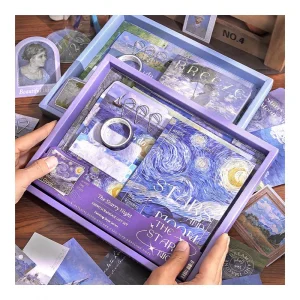 Scrapbooking DIY Journal Kit Hardcover Paper Scrapbook Set for Girls Gifts with Stickers Planner &amp; Notebook