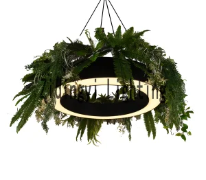 Customizable Green Plant LED Chandelier