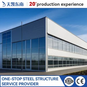 Industrial Workshop Warehouse Construction Custom Pre Engineered Steel Structure Factory