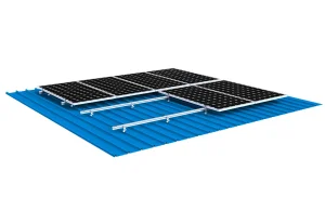 High Performance Hot-DIP Galvanized Steel Solar Track Mounting Kit for Tin Rooftops