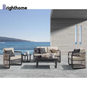 Factory Leisure Wholesale Hotel Aluminum Garden Outdoor Sofa Patio Outdoor Furniture
