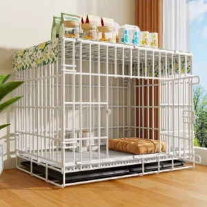 Luxury Iron Breathable Dog Cage for Small Dogs