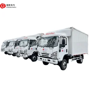 Suzuki Kv100 4X4 Cargo Truck Van Trucks 5t Container Box Truck Goods Transport Lorry Truck