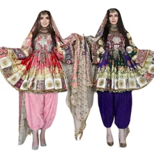 High Quality Traditional Afghan Kuchi Vintage Dresses Breathable Plus Size Casual Wedding Party Wear Afghani Dress For Women