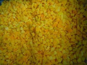 Sinocharm Brc a Aprobado IQF Dices de Pimiento Amarillo Congelados Dices de Pimiento Amarillo