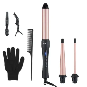 Wholesale PRO 3 in 1 Ceramic Hair Curling Iron Set