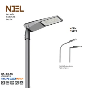Energy-Saving 150W AC LED Street Light Modern Design Durable Aluminum Alloy IP65 Rated High Luminous Efficiency Smart Control