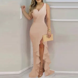 Vestidos Custom Designer Fashion Lady Summer Sexy Luxury Party Elegant Formal Modest Long Maxi Dresses Women Casual