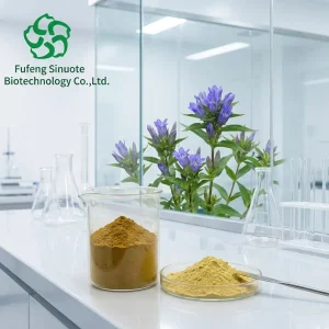 Extrato de Gentiana Scabra Extrato de Long Dan Cao (Gentiopicroside Padronizado 3% - 10% HPLC) Agente Natural Calmante para Pele Sensível e Saúde do Fígado