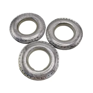 Home Decorative Curtain Accessories Low Noise Curtain Eyelets Roman Rings for Window Curtain Rod