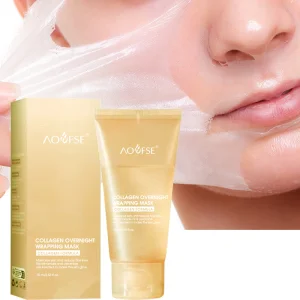 Oem Skin Care Products Manufacturer Kojic Acid And Turmeric Face Mask Turmeric Night Mask Collagen Mask for Skin Peel Off