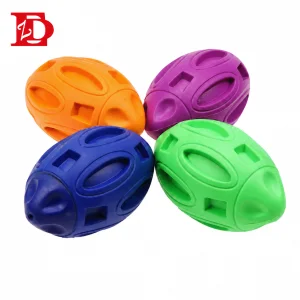 Zhierde Manufacturer Simple Squeaky Chewing Balls Durable Eco-Friendly Rubber Dog Toys for Aggressive Chewers Teeth Cleaning