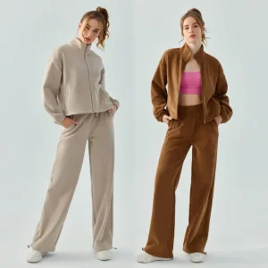 Conjuntos de moletom plus size forrados