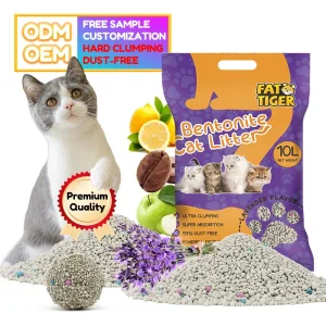 OEM World's Best Cat Litter Kitty Low Tracking Catlitter Clumping Paper Silica Gel Crystal Bentonite Tofu Cat Litter Sand