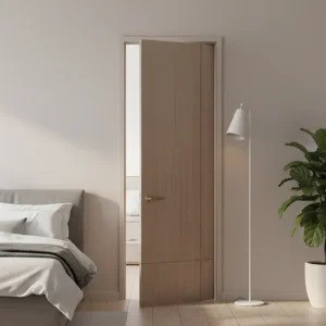 Factory Direct Sale Modern MDF Interior Door Moisture-Proof Flame-Retardant Sound Insulation Bathroom Apartment