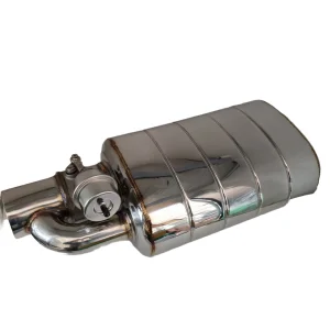 High Quality Stainless Steel Exhaust Muffler Performance Parts for Vehicle Exhaust Pipes Car Model Polished Surface