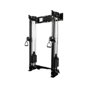 Wall Mounted Power Rack Functional Trainer Cable Machine with Adjustable Pulley System