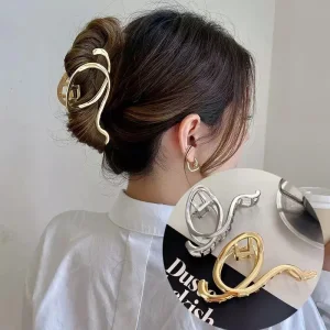 Large Retro Fashion Girl Hair Clip New Ladies Headdress Hair Accessories 2025