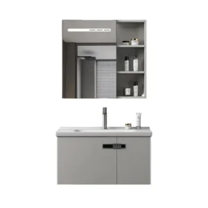 High Space Utilization High Load Bearing Capacity Sk-601 Modern Wall-Mount Bathroom Vanity