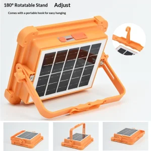 Solar-powered LED IP66 Portable Rechargeable