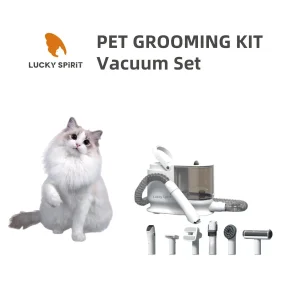 OEM Cat Dog Pet Grooming Kit Powerful Suction Large Capacity cleaning Tool