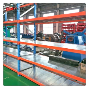 Longspan Shelving 300kg Customized 5 Layer Steel Corrosion Protection Medium Duty Racking CE Certified Warehouse Use