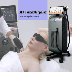 KM Lifting Treatment 4 in 1 4 Wave Ice Cooling 755 808 940 1064nm Diode Laser Hair Removal 808nm Diode Laser Machine